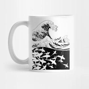 Wave of sharks Mug